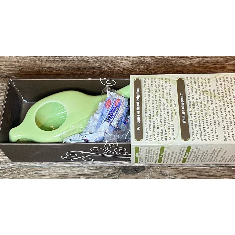 NeilMed Classic Porcelain Neti Pot Allergy Relief